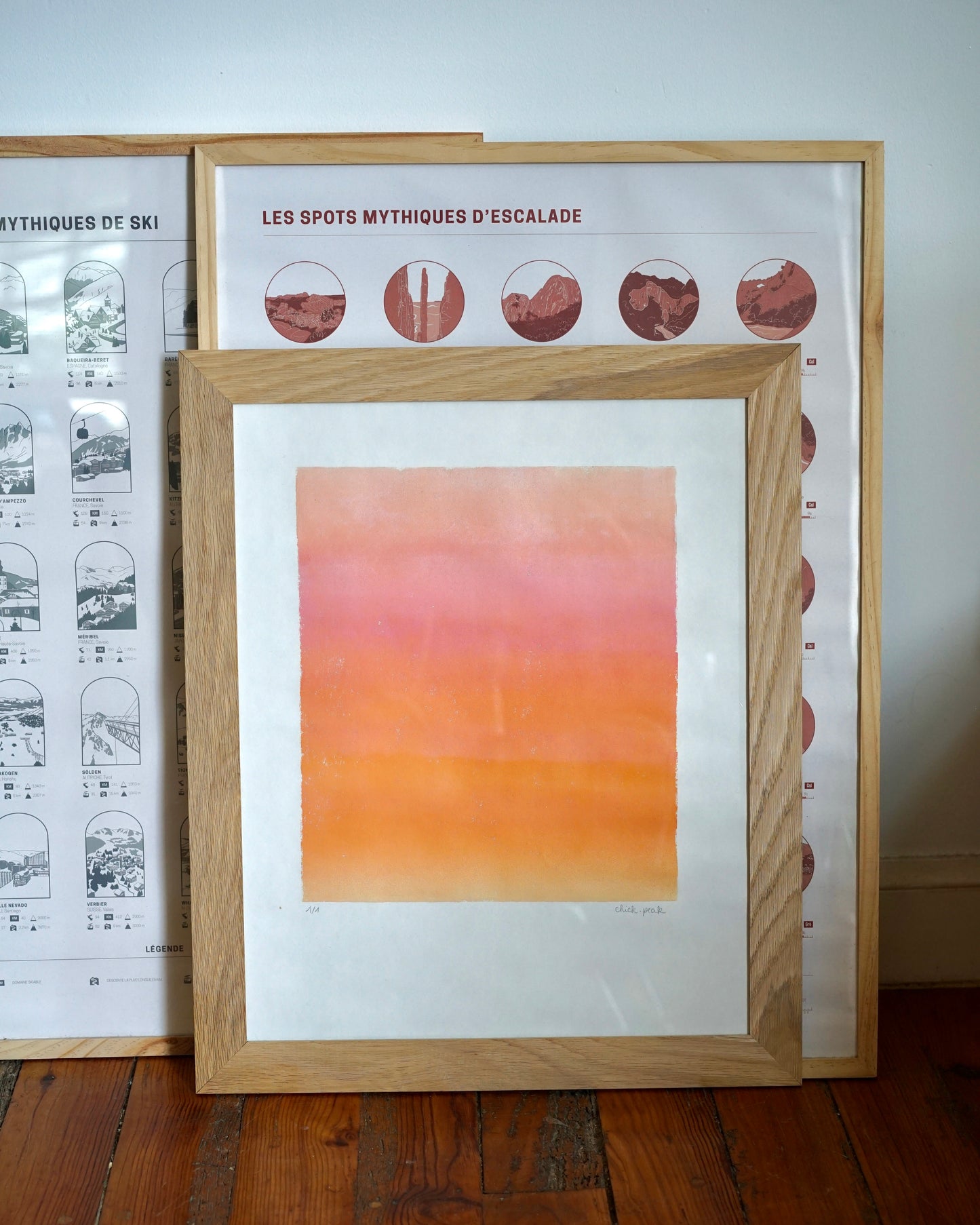 Affiche Sunset • 40x50cm • Impression artisanale