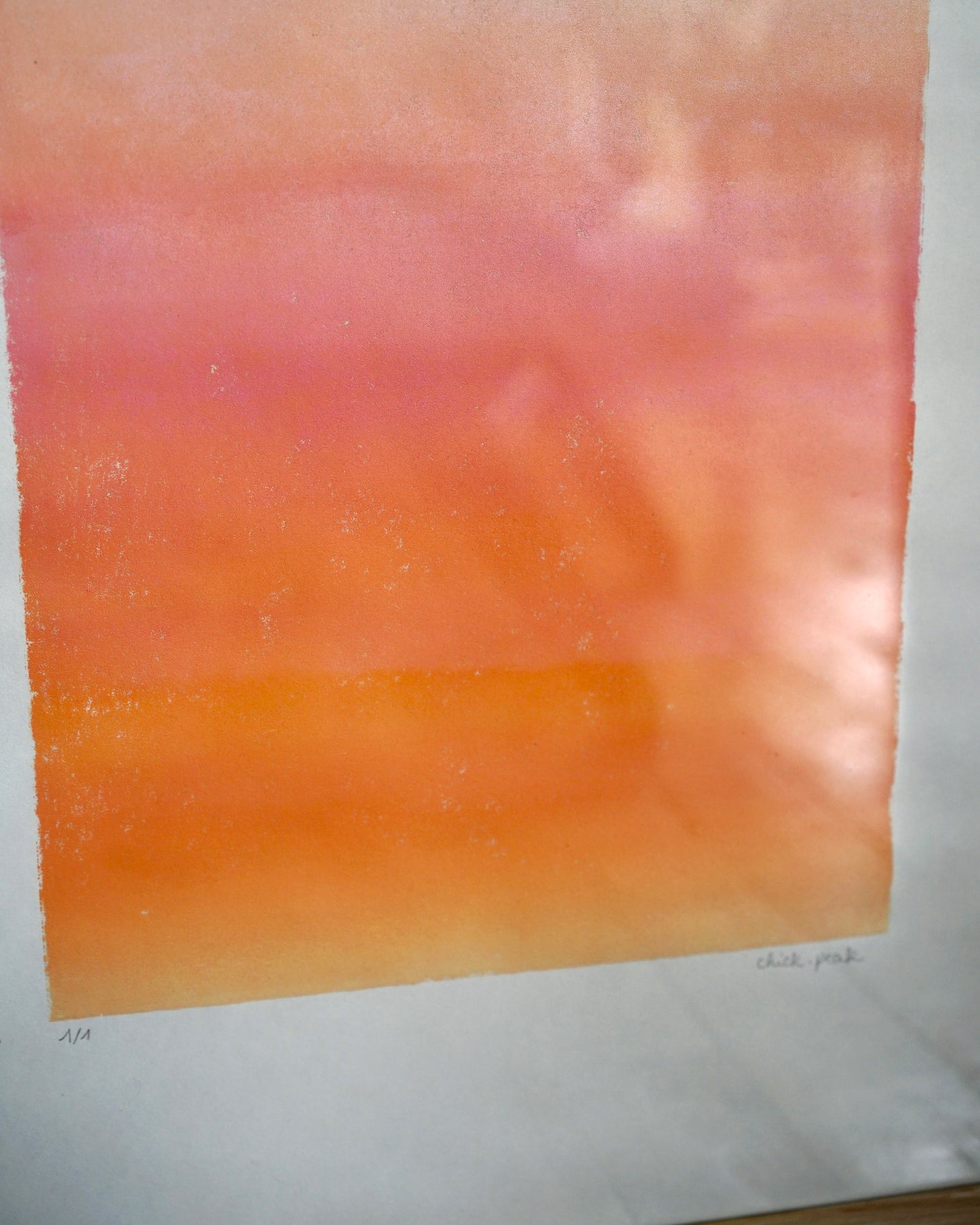 Affiche Sunset • 40x50cm • Impression artisanale