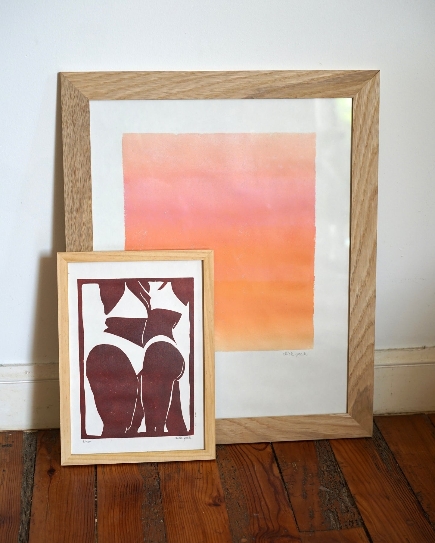 Affiche Bikini day • A4 • Linogravure